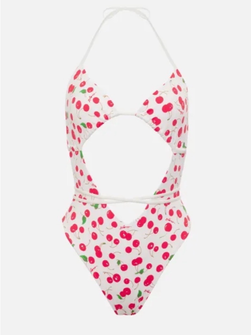Frankies Bikinis Sydney Sweeney Gemma Cherry Cutout One Piece Swimsuit Medium
